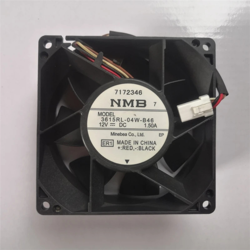 NMB 3615RL-04W-B46 ER1 DC 12V 1.50A 90x90x38mm 냉각팬1개