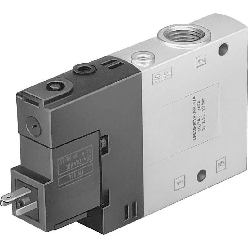 부품은 FESTO 솔레노이드 밸브 CPE18-M1H-5JS-QS-8 163155 5위치 양방향