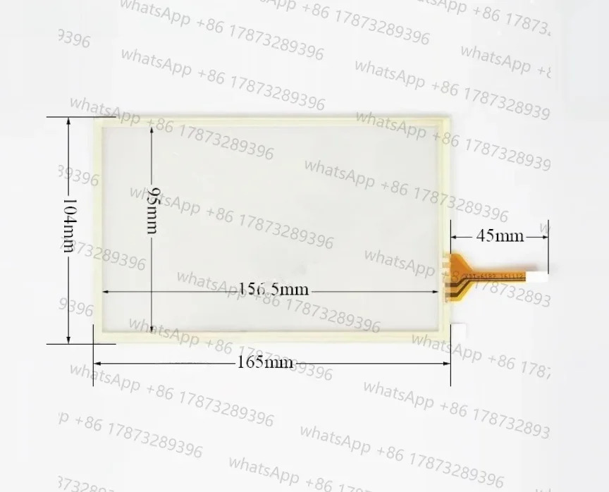 MT6071IE MT6070IE 터치 스크린 패널 디지타이저 유리 터치스크린 전면 오버레이 필름용