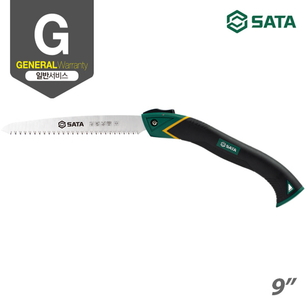 사타 SATA 접이식 핸드톱 220mm(9인치) 93526 캠핑 약초산행 톱 - 상세 이미지 2