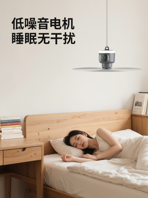 캠핑용 무선 타프팬 충전식 실링팬 캠핑텐트 미니 실링 선풍기 차박 무선선풍기 서큘레이터 이미지 6
