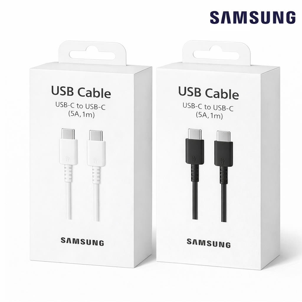 삼성 USB C to C타입 5A 케이블 45W 고속충전 EP-DN975 화이트, 1개, 1m - 상세 이미지 3