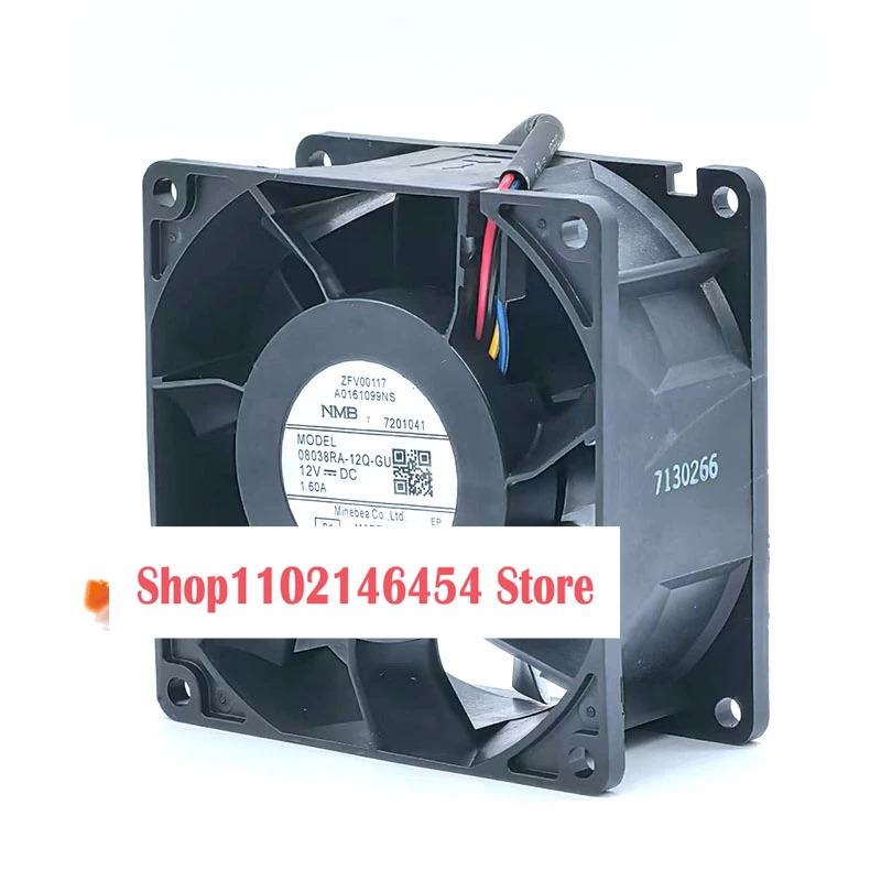 08038RA-12Q-GU 8038 12V 1.6A 80x80x38mm PWM 인버터 냉각팬