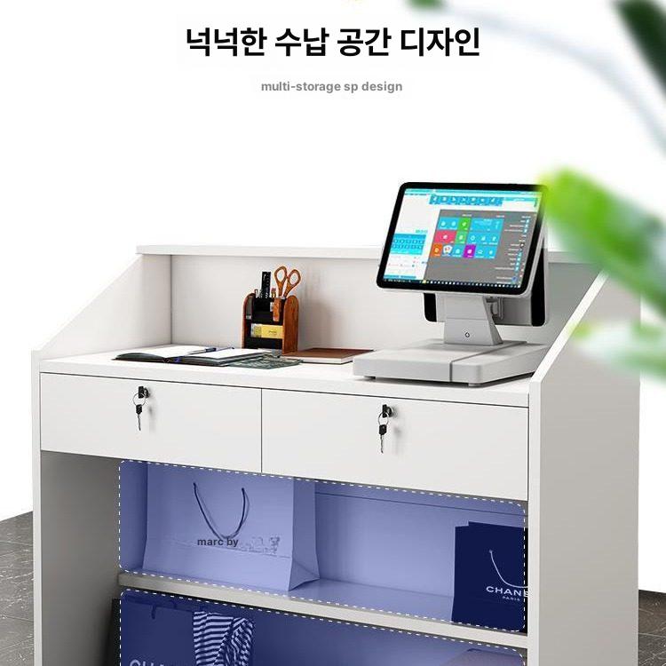 안내 데스크 프론트 카운터 접수대 로비 계산대 호텔프론트 병원 미니 학원 - 상세 이미지 3