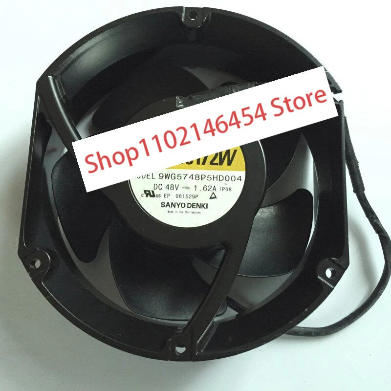 산요 9WG5748P5HD004 IP68 DC 48V 1.62A 172x172x51mm 원형 팬1개