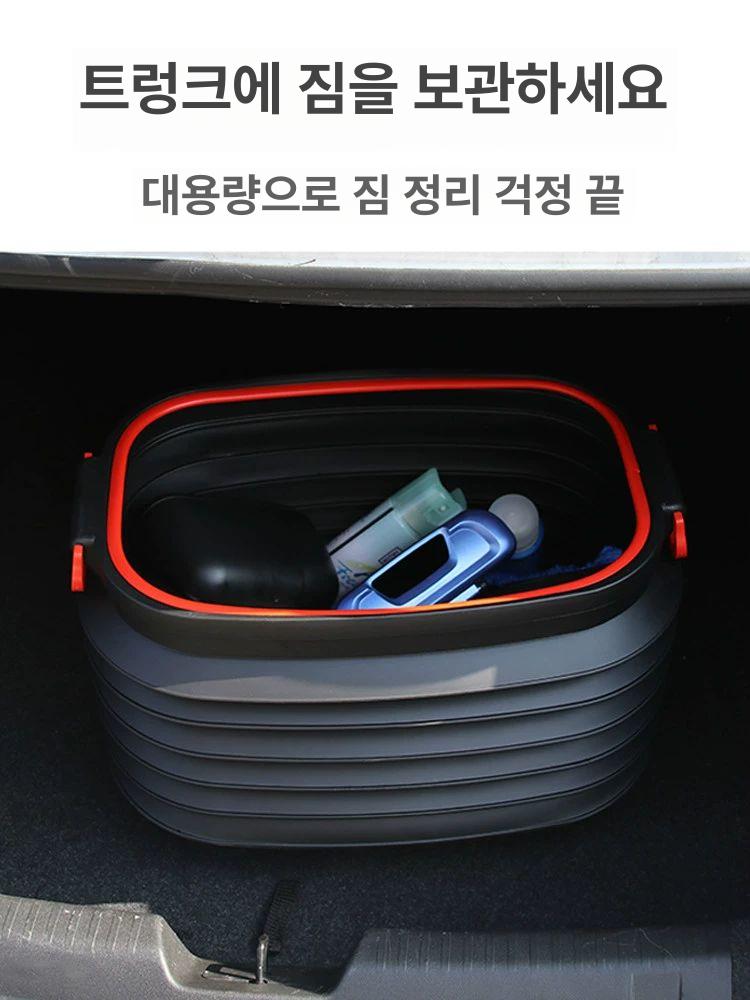 접이식 물통 대용량 세차 급수통 다용도 물병 휴대용 초경량 자바라 등산 낚시 - 상세 이미지 3