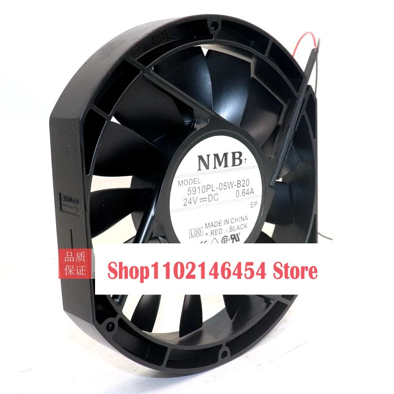 NMB 5910PL-05W-B20 L00 24V 0.58A 172x150x25mm 2선 알루미늄프레임 DC 팬1PC