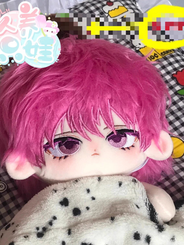 사이키 쿠스오 인형 20cm 봉제인형 귀여운 힐링 선물 솜인형 솜깅이 아이돌 솜인형옷 - 상세 이미지 4