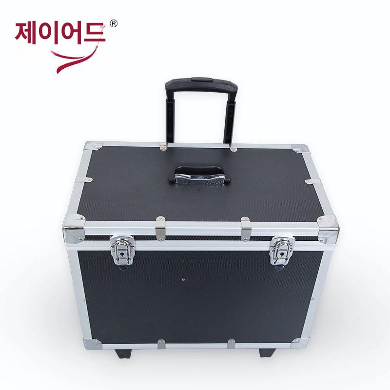 공구함 수납 알루미늄 다용도 캐리어 장비가방 비밀번호잠금 휴대용 정리함 - 상세 이미지 4