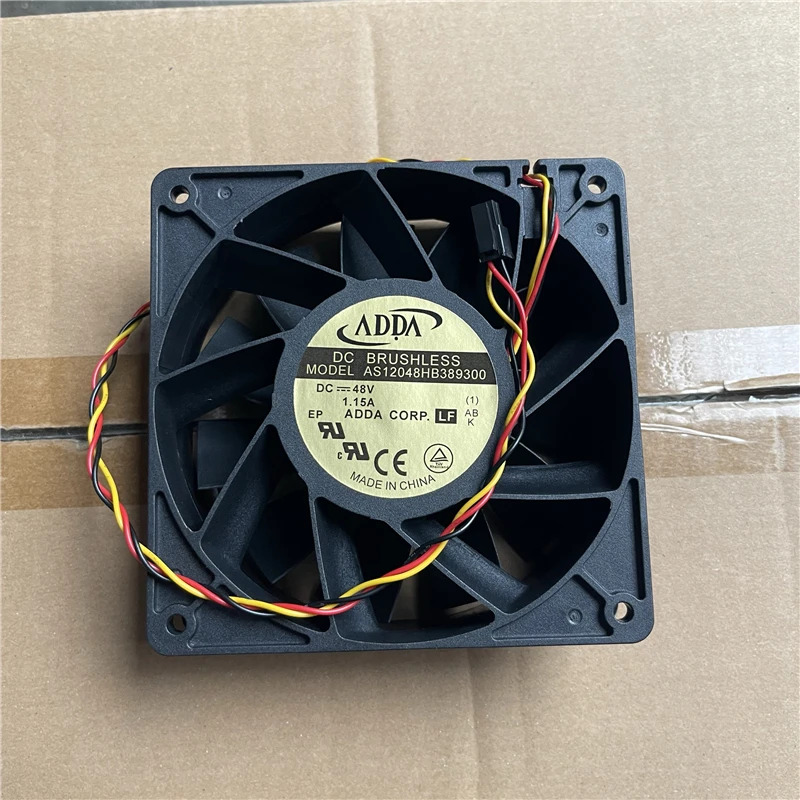 AS12048HB389300 DC 48V 1.15A mm 3선 냉각팬1개