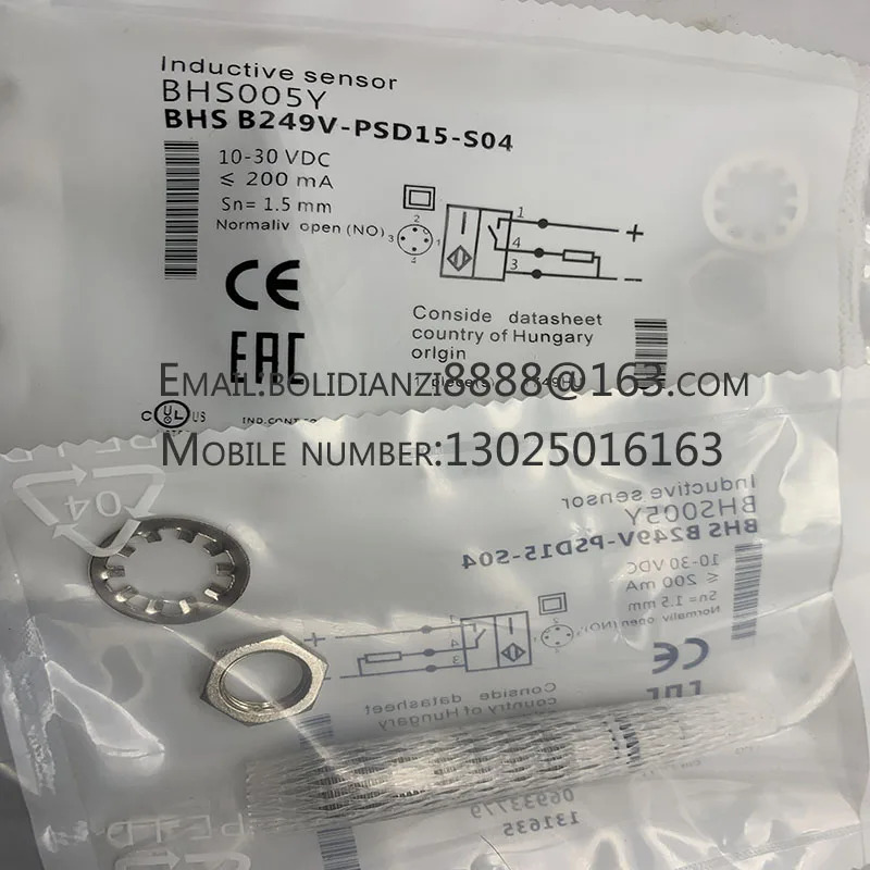 BHS B265V-PSD25-S04-003 BHS0062 오리지널 스위치 센서