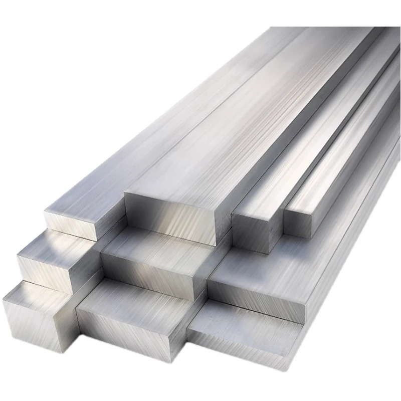 6061 알루미늄 사각 막대 Al 합금 바 측면 길이 4mm-100mm