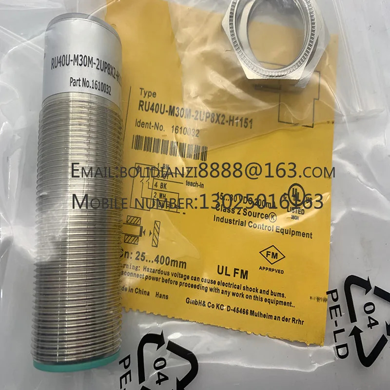 RU40U-M30M-2UP8X2-H1151 오리지널 초음파 센서
