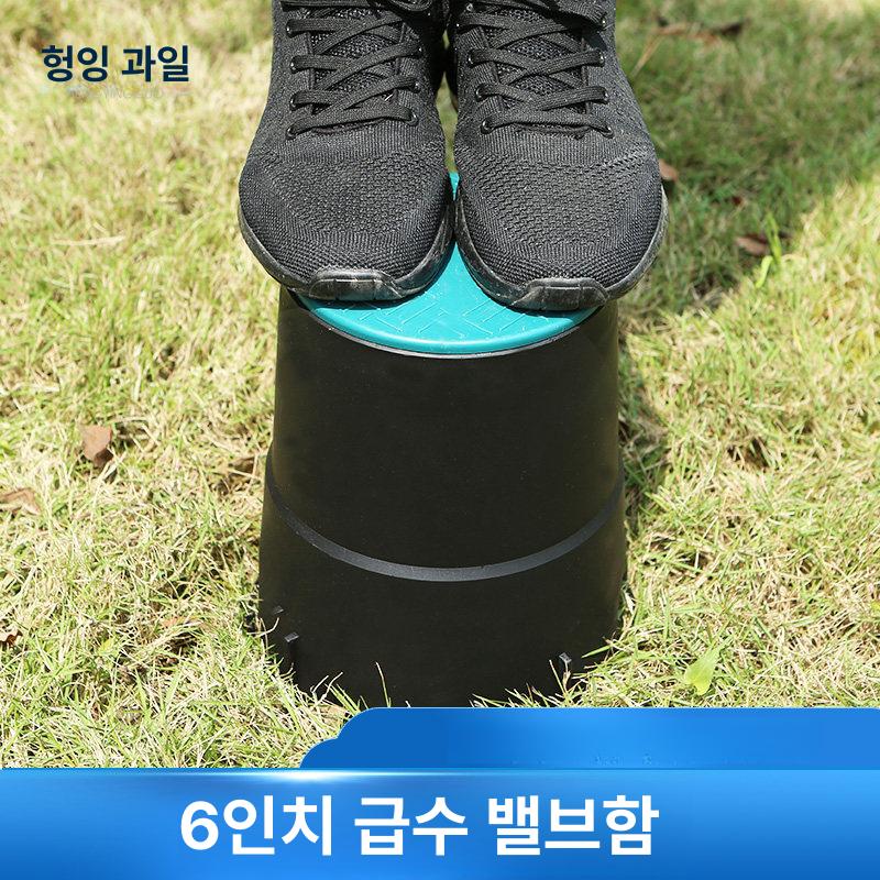 양수기함 PE 박스 매립형 땅속 보호함 밸브박스 계량기함 정원 수도 스프링클러 원형 사각 6인치 뚜껑 - 상세 이미지 4