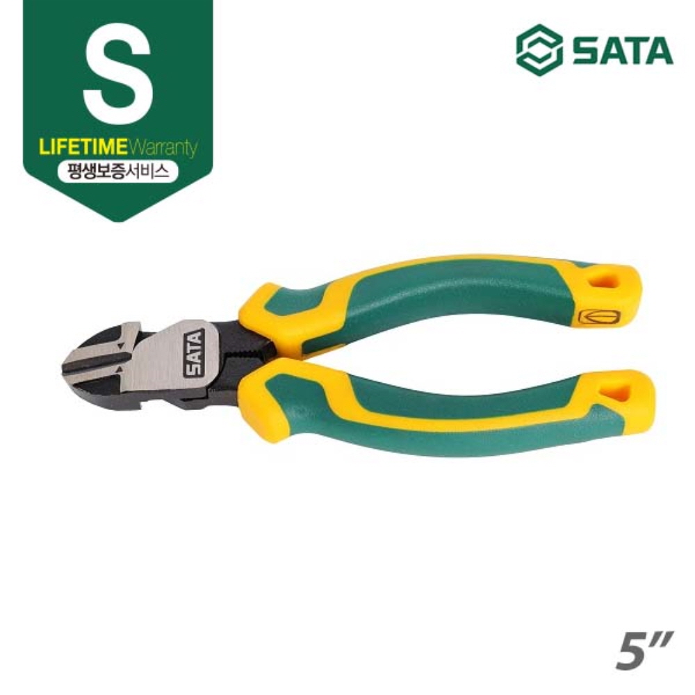 사타 SATA 프리미엄 니퍼 120mm(5인치) 70221D 크롬 바나듐 강철 니빠 - 상세 이미지 2