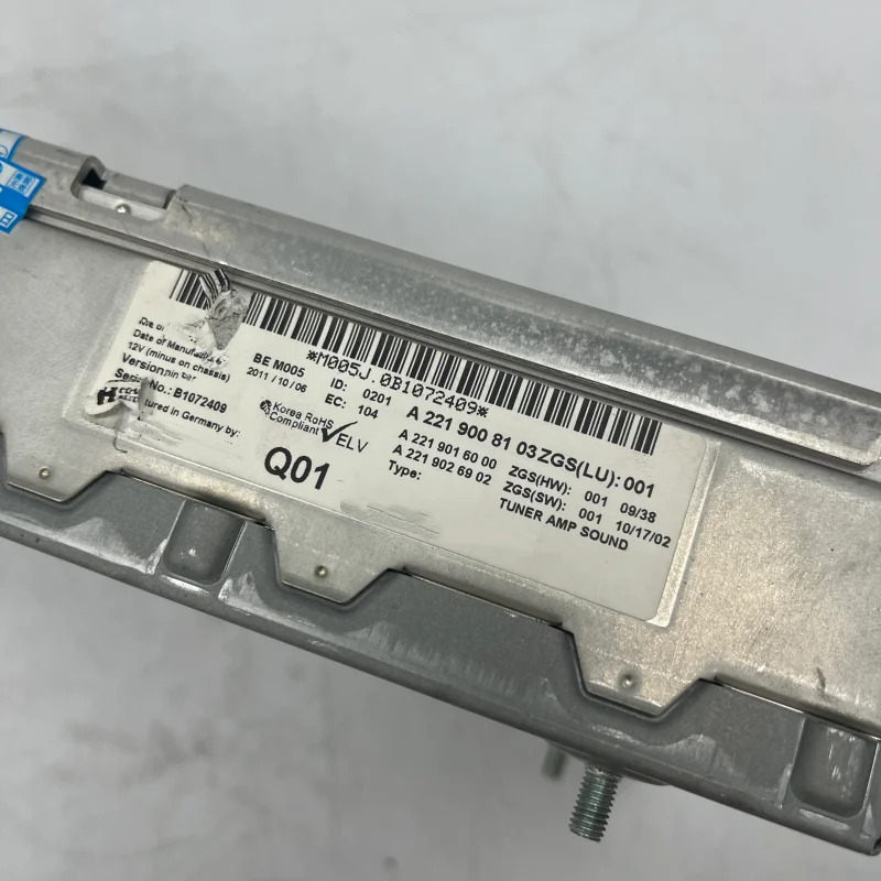 메르세데스 W221 S550 CL550 하만 베커 카돈 어셈블리 순정 부품 리퍼 a221 900 8103