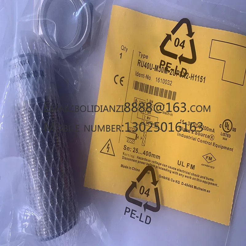 RU40U-M30M-2UP8X2-H1151 오리지널 초음파 센서