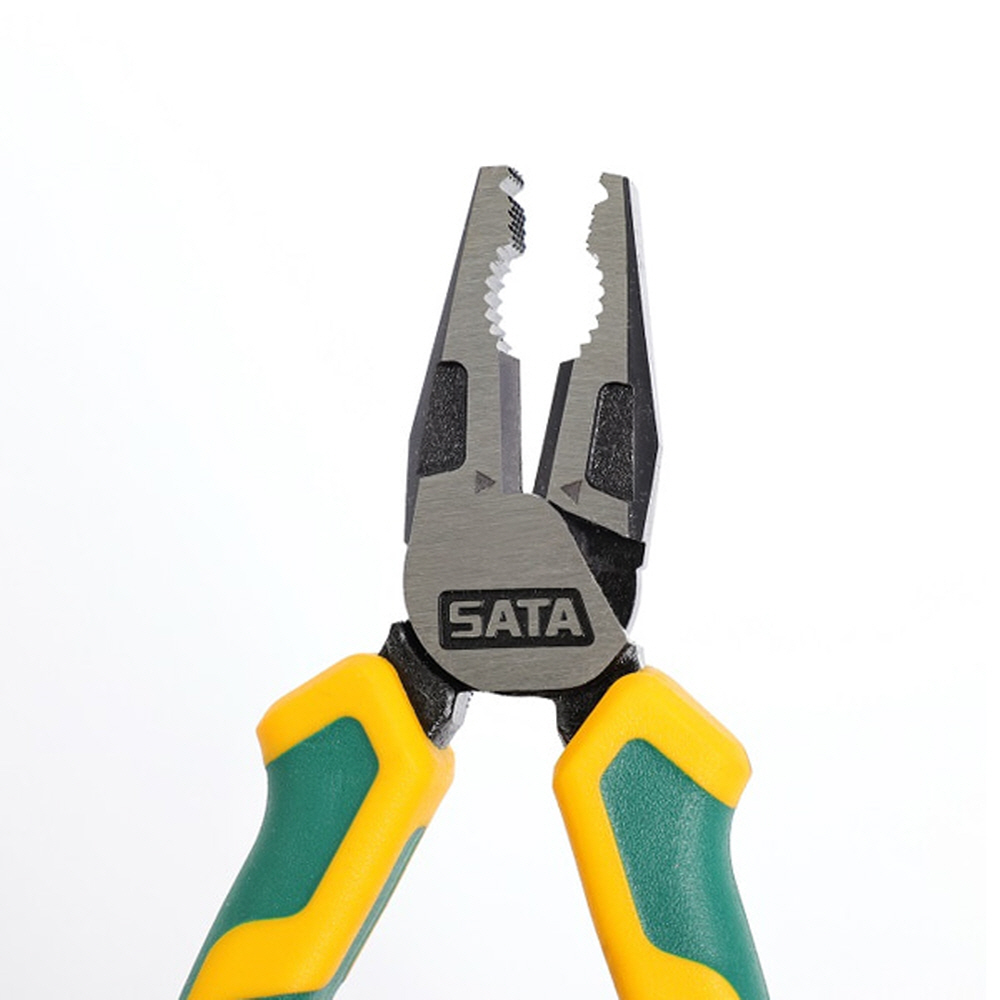 사타 SATA 프리미엄 펜치 150mm(6인치) ST70321D 크롬 바나듐 강철 뺀찌 - 상세 이미지 5