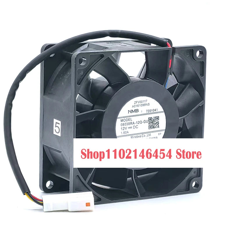 08038RA-12Q-GU 8038 12V 1.6A 80x80x38mm PWM 인버터 냉각팬