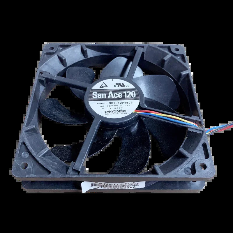 9S1212P4M031 DC 12V 0.13A 120x120x25mm 4선 서버 냉각팬