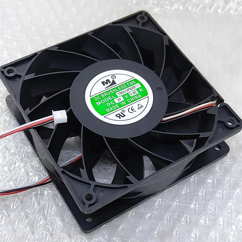 YM2412PMZB1-1 DC 24V 0.8A mm 3선 고용량 냉각팬