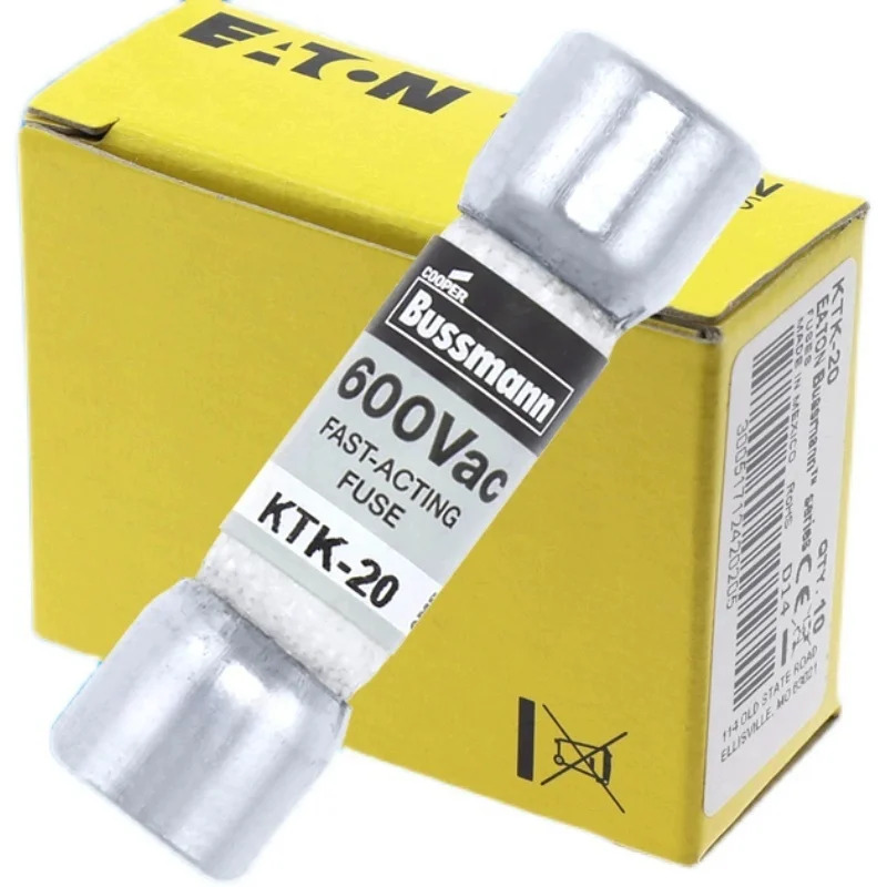 10개 KTK-8 KTK-10 KTK-12 KTK-15 KTK-20 KTK-25 KTK-30 KTK-40 600VAC BUSSMANN Eaton 퓨즈