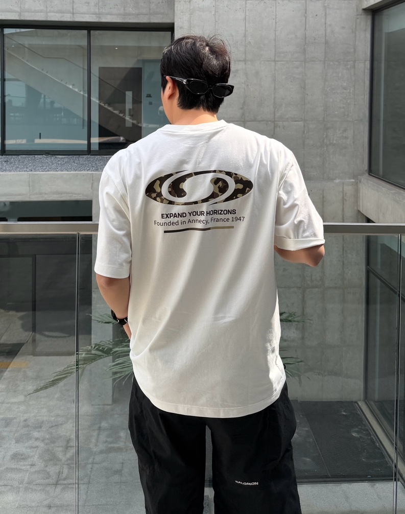 살로몬(SALOMON) 26SS 오버핏 링크 반팔티셔츠 (3컬러)