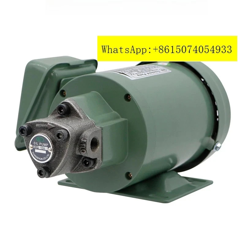 220V 단상 모터 T-OP-12A 삼각형 pu-mp he-ad 사이클로이드 기어 13A 기계 to-ol 윤활유 그룹