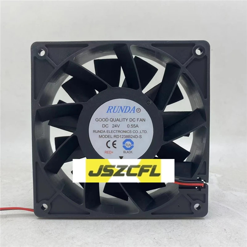 RUNDA RD1238B24D-S DC 24V 0.55A 12038 12cm 냉각팬 2핀