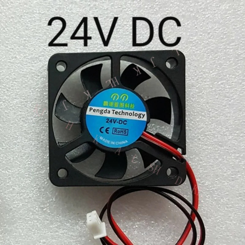 N for 5010 5cm 12V 24V 2핀 50x50x10mm 브러시리스 프린터 PC 쿨링 팬 50mm