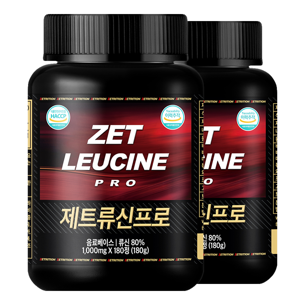 제트리션 제트 류신 프로 1000mg 180정 류신 단백질 타블렛 알약 형태 이미지 3