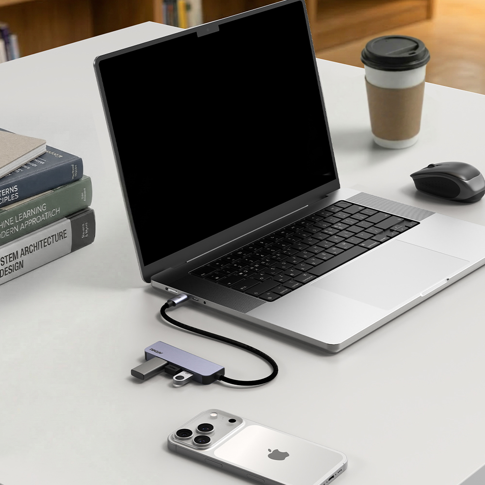 USB C타입 4포트 5Gbps 멀티 허브 BH210 이미지 3