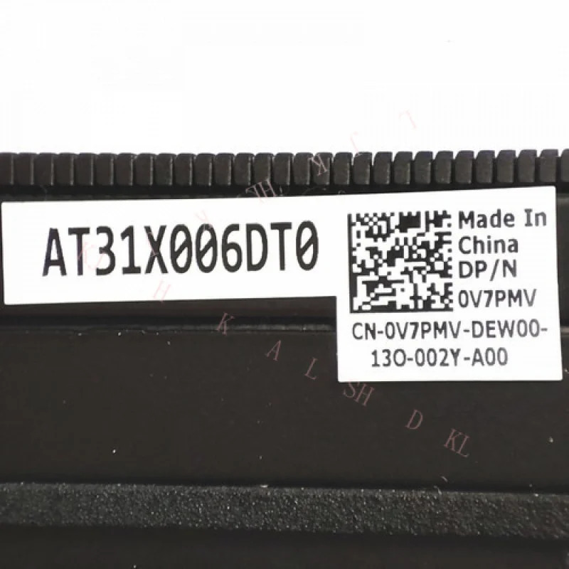 N DELL XPS13 9305신품 쿨링팬 CPU 냉각 방열판 0V7PMV V7PMV