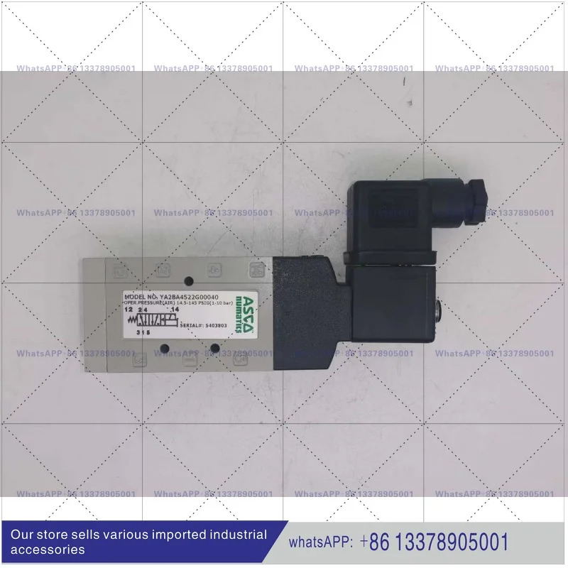 ASCO NUMATICS 솔레노이드 밸브 YA2BA4522G00040 220/50 단일 전제어 2위치 5방향