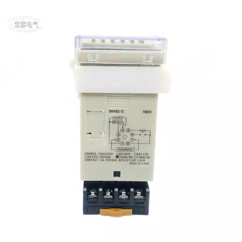 디지털 디스플레이 시릴레이 DH48S-S 1Z 2Z 순환 제어 지연 장치 220-24-12-3800