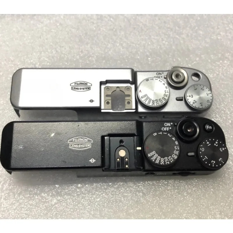 부품은 Fuji X100T 상단 커버 부트 세트 셔터 버튼 플레이트 제외