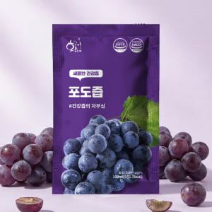 물넣지않은 nfc 착즙 포도즙 100ml 30포 주스 맛있게 먹은 솔직 후기 - 상품 이미지 2