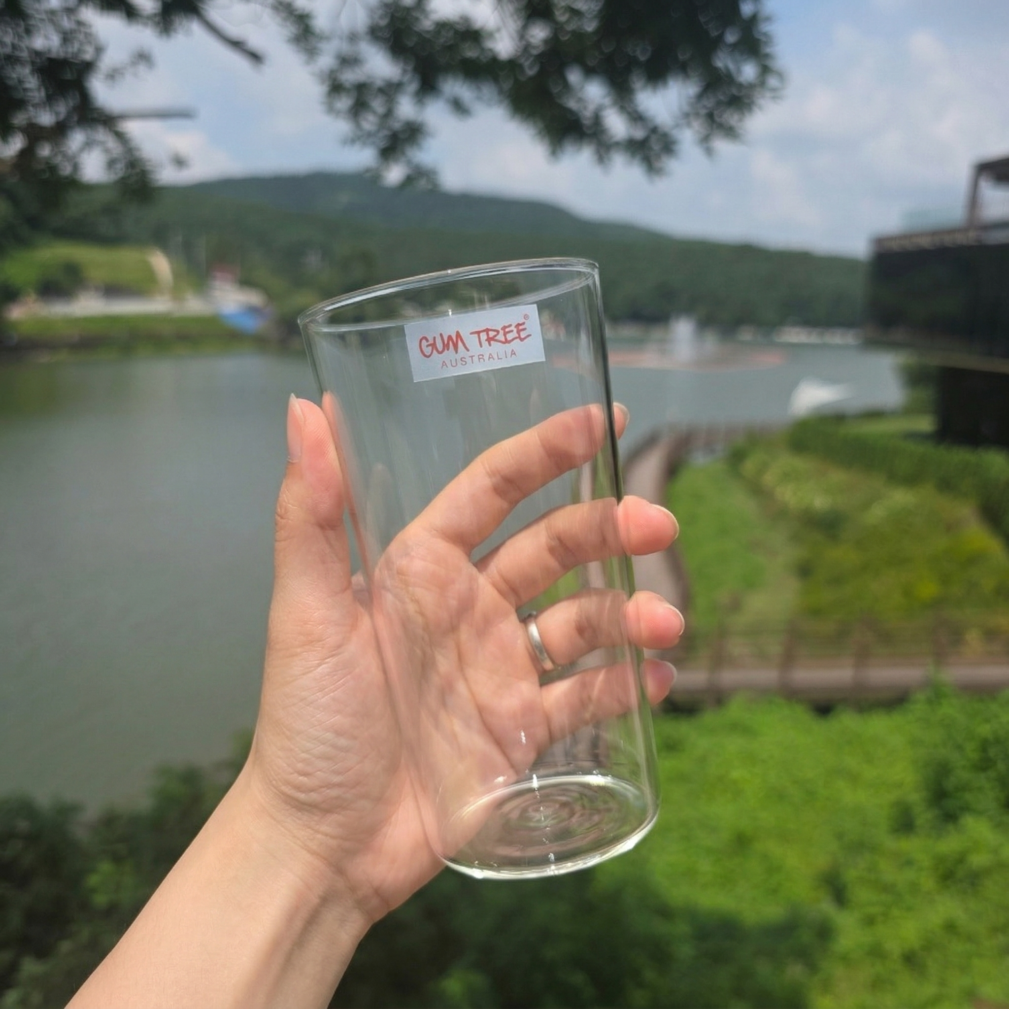 검트리 홈카페 얇은 맥주 컵 투명 커피 잔 내열 하이볼 글라스 430ml 이미지 6