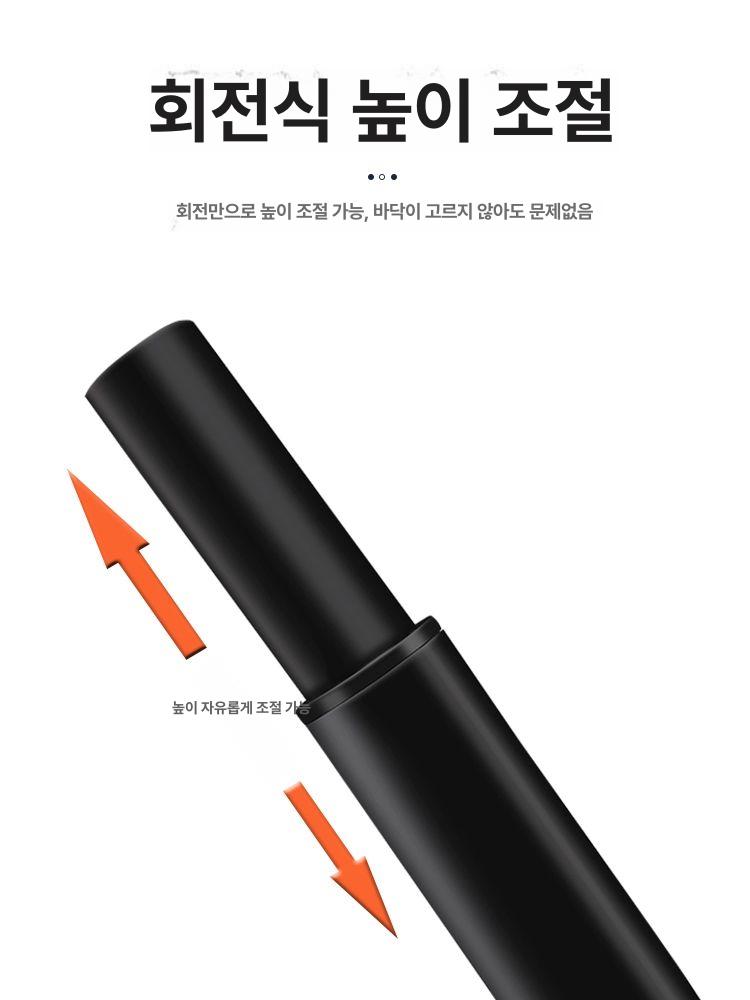 바퀴달린 탁자 소파다리 가구다리 교체용 발통 가구부속 14cm-16cm(블랙) - 상세 이미지 3