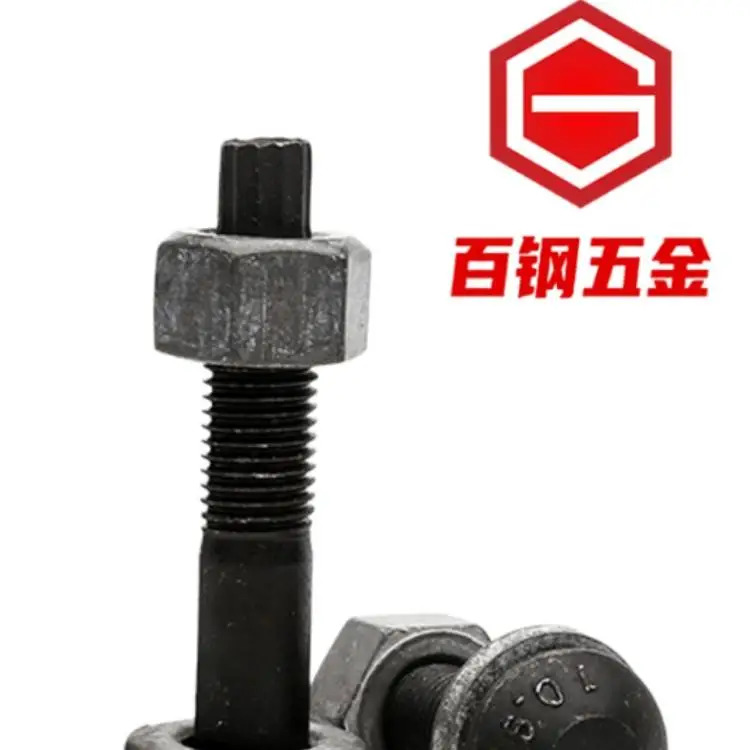 10. 9S 등급 강철 구조물 전단 나사 고강도 원형 헤드 볼트 M16M2M24M27M30 x 45x150