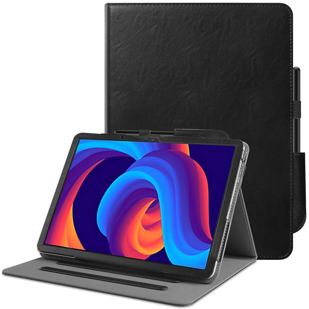 KuRoKo XPPen 매직 드로잉 패드 보호 커버, 12.2용 펜 스탠드 홀더가 30.8cm(12.2인치) 케이스, 있는 태블릿용 다각도 블랙 - 상품 이미지
