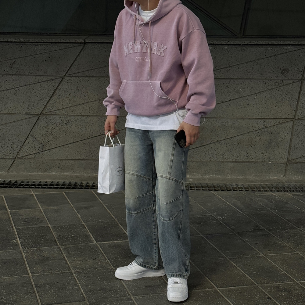 흑청바지 통청바지 벌룬데님 이미지 7