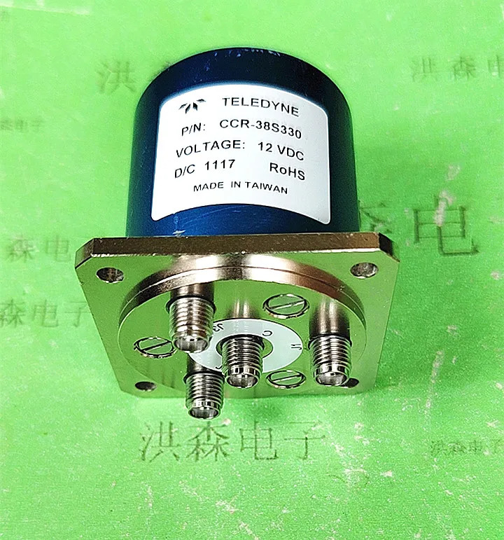 TELEDYNE RF 마이크로파 동축 스위치 CCR-38S330 12V DC-18GHz SP3T SP4T SP6T SMA