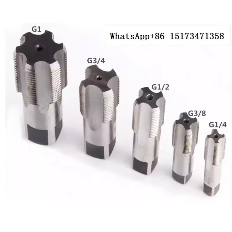 HSS 고속 강철 파이프 스레드 탭 기계 G1/4 G3/8 ZG3/4 쿼터 1/2 1 2 인치