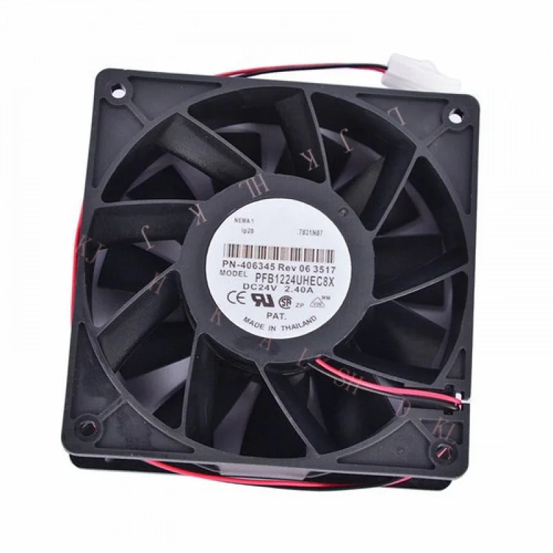 델타 냉각팬 PFB1224UHEC8X 12038 24V 2.40A 대용량 에어 인버터용