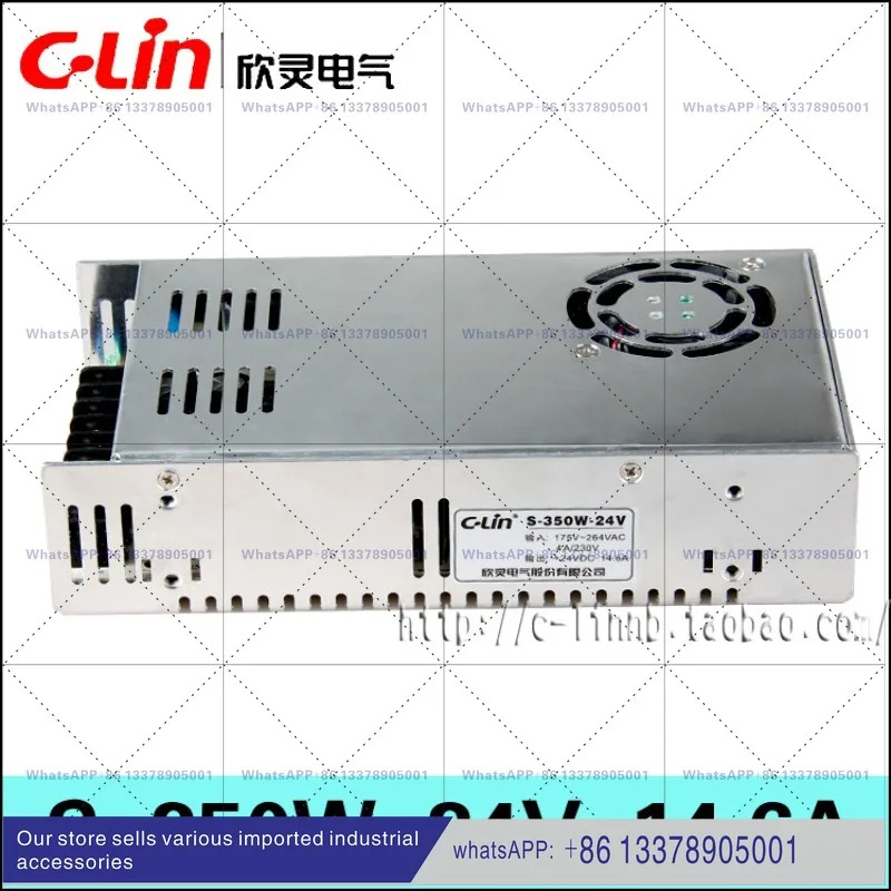 Xinling S-350W-24V 14.6A 24VDC 12V 단일 그룹 DC 변압기 350W 스위칭 전원공급장치