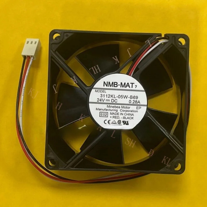 N FOR NMB 3112KL-05W-B69 8032 DC24V 0.28A 80x80x32MM 3선 냉각팬