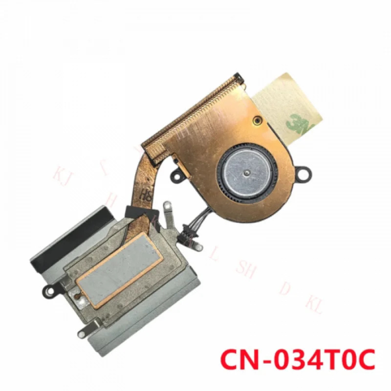 N 델 래티튜드 7390 2in1 노트북 냉각 히트싱크 팬 034T0C새