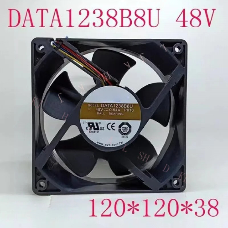 N FOR C DATA1238B8U DC48V 0.54A 12CM 4선 서버 냉각팬