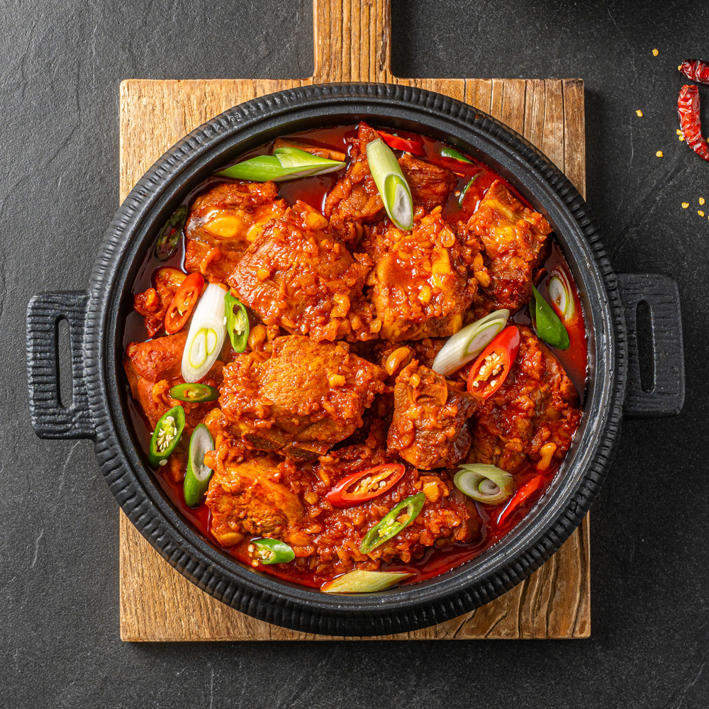 왕십리 매운 돼지 갈비찜 800g 단짠단짠 간편조리 - 상세 이미지 2